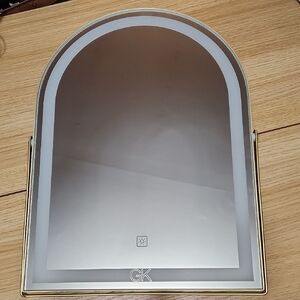 GK Elegant Gold and Silver Vanity Mirror
